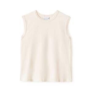 NEW CARTOLINA NANTUCKET women's logan crew neck tank top in optic white
